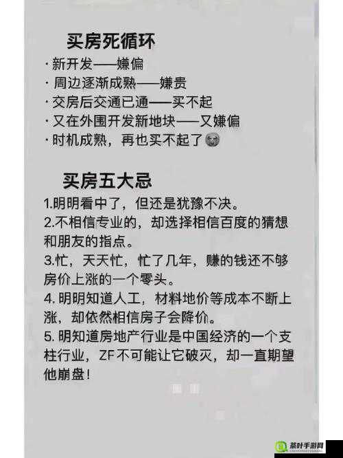 买房子的秘密 2：深入剖析购房背后不为人知的关键要点